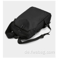 Custom OEM Logo Design Travel Anti -Diebstahl Laptop Bag Back Pack Nylon Anti -Diebstahl wasserdichte Rucksäcke mit Ladeanschluss